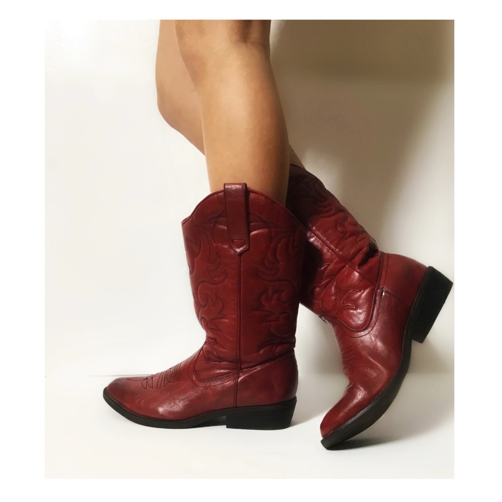 Red Cowboy Boots ❣️